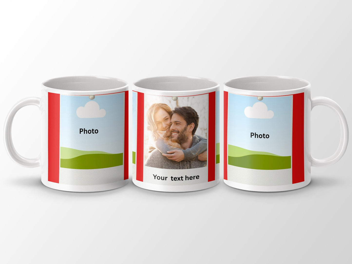 Customizable Photo and Text Personalized Mug product
