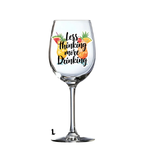Personalized wine glass