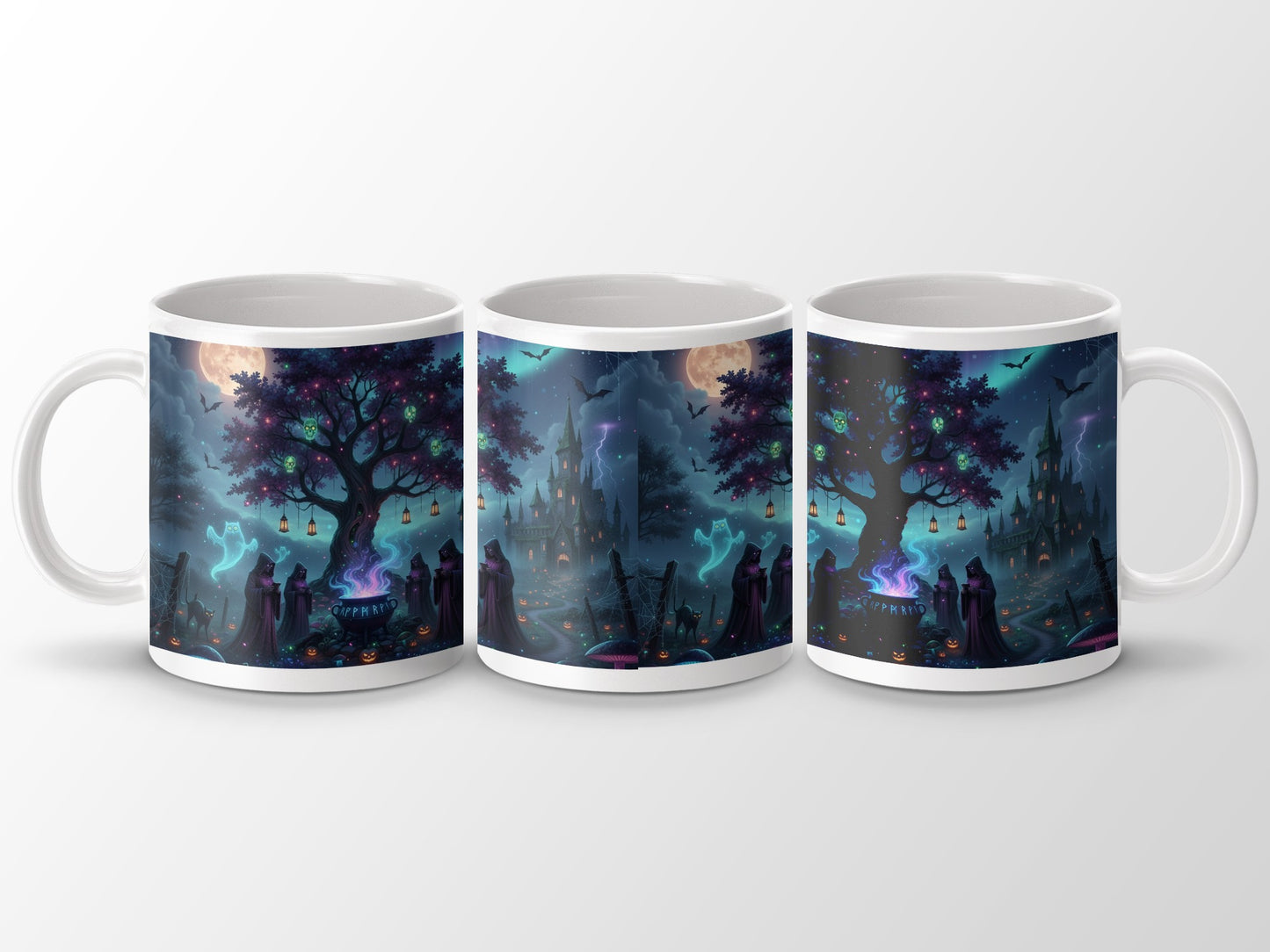 Mysterious Night Scene Enchanted Forest Mug product