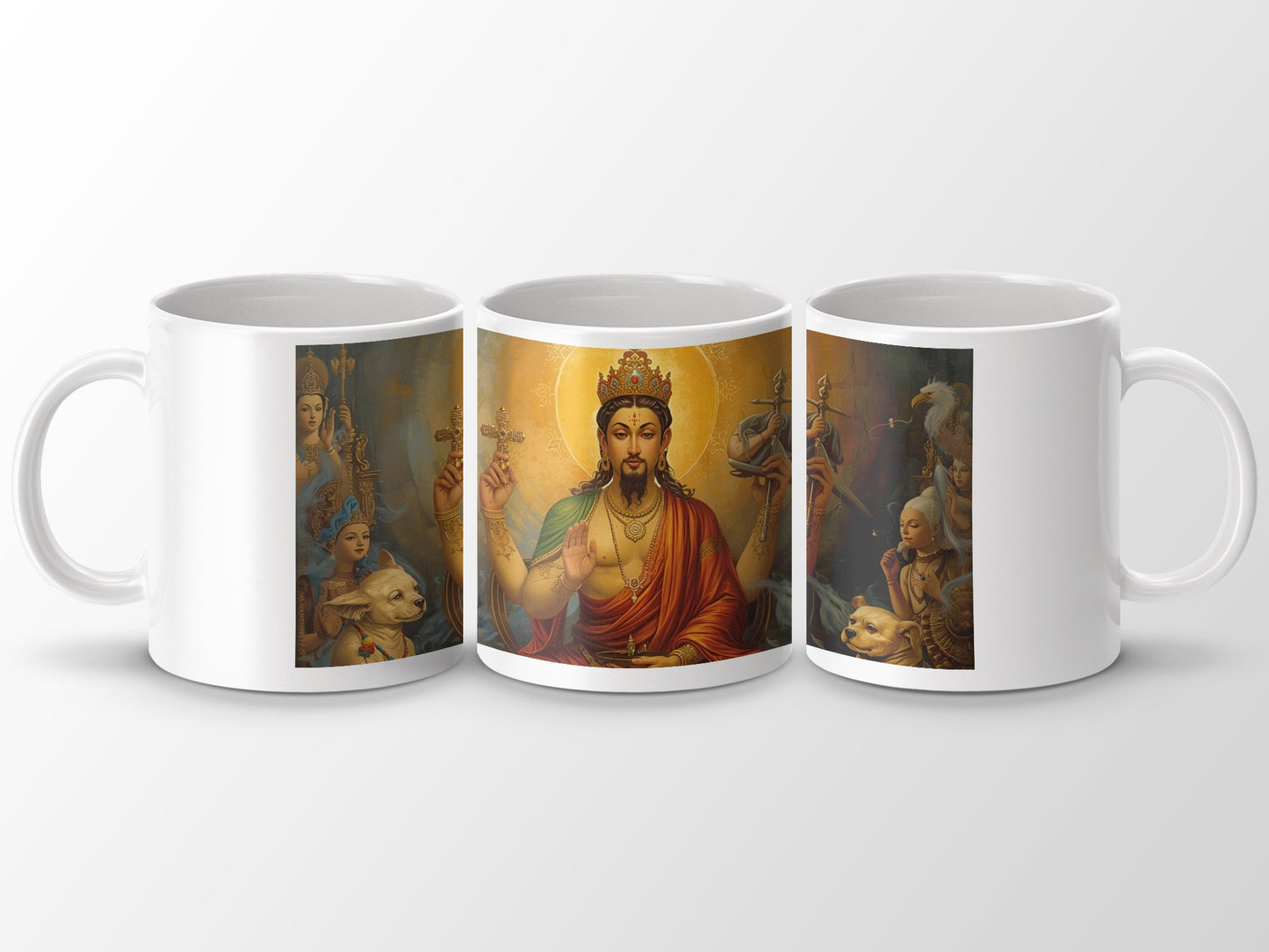 Buddha and Divine Beings Artwork Mug product
