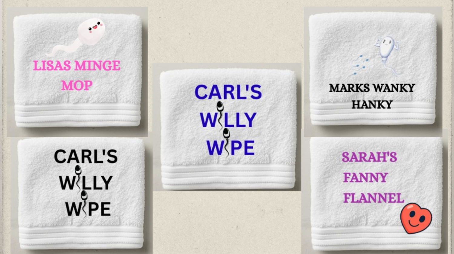 Novelty joke flannels