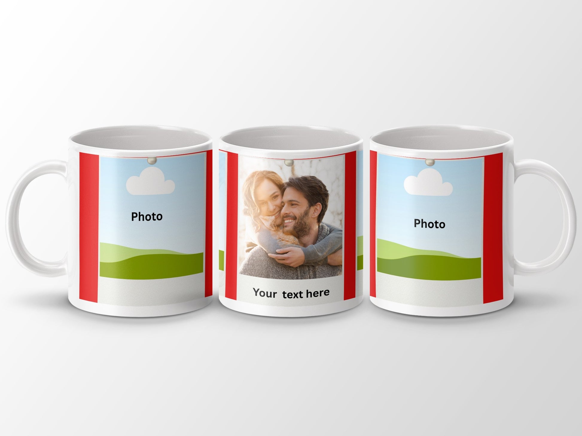 Customizable Photo and Text Personalized Mug product