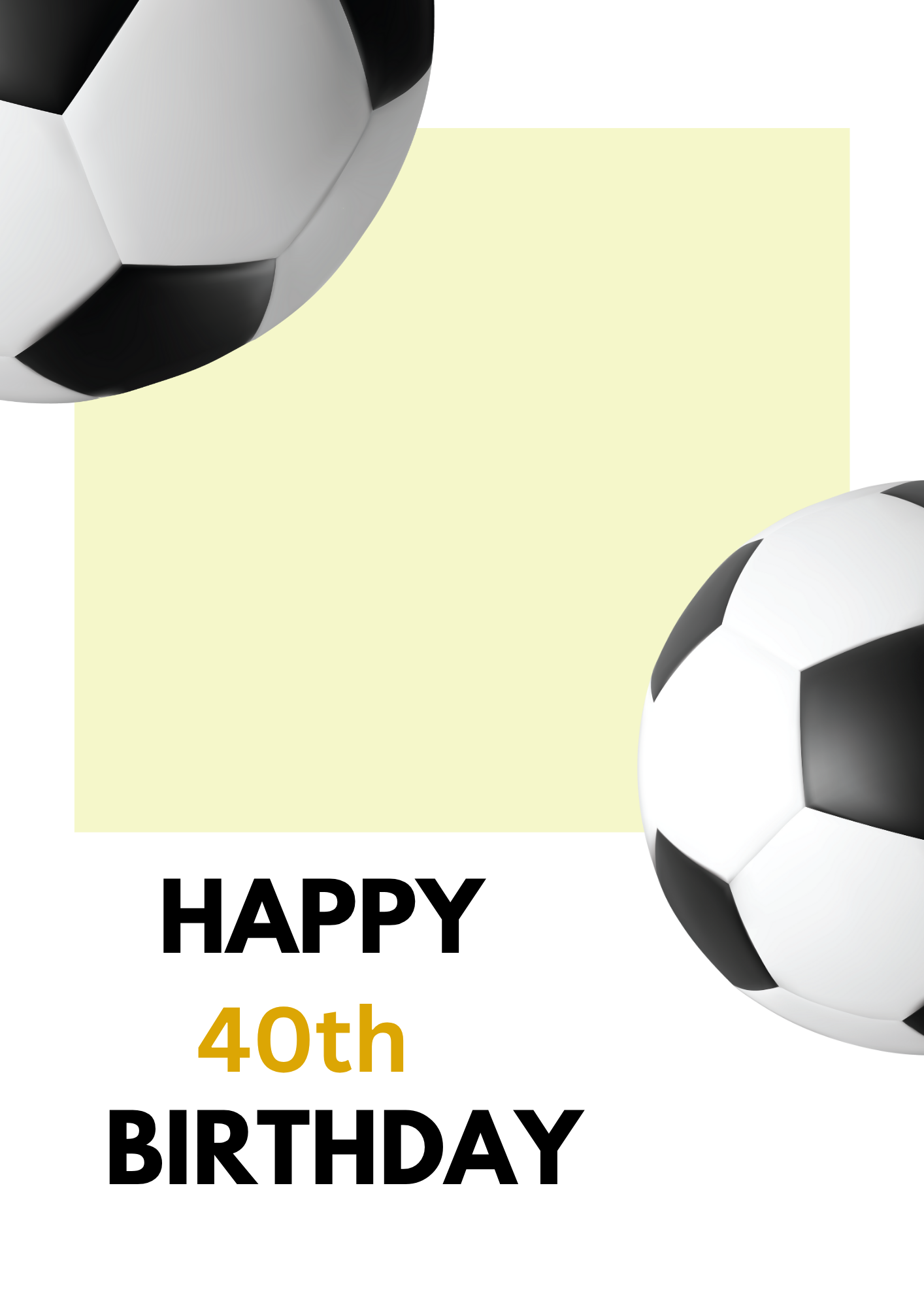 A5 personalized birthday card with envelope