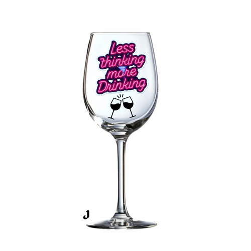 Personalized wine glass