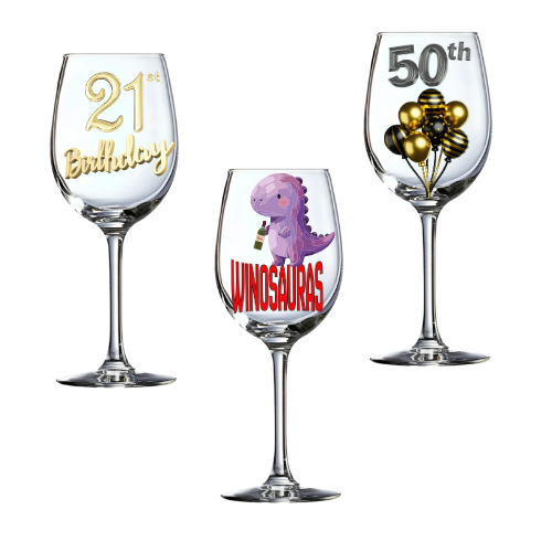 Personalized wine glass