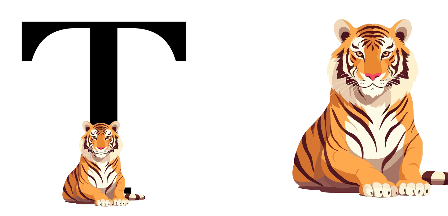 INITIAL MUG WITH CUTE ANIMAL NAMES CAN BE ADDED