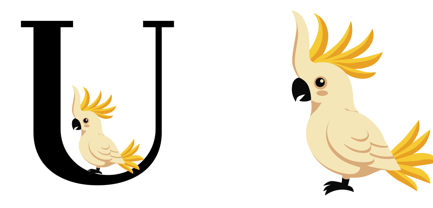 INITIAL MUG WITH CUTE ANIMAL NAMES CAN BE ADDED