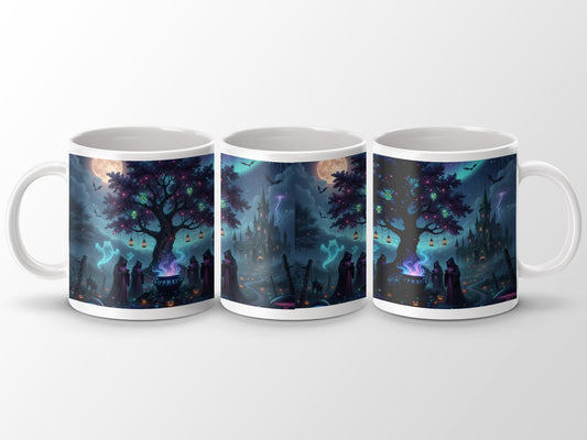Mysterious Night Scene Enchanted Forest Mug product