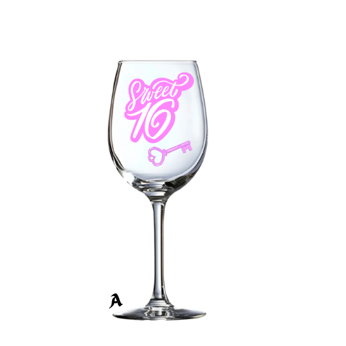 Personalized wine glass