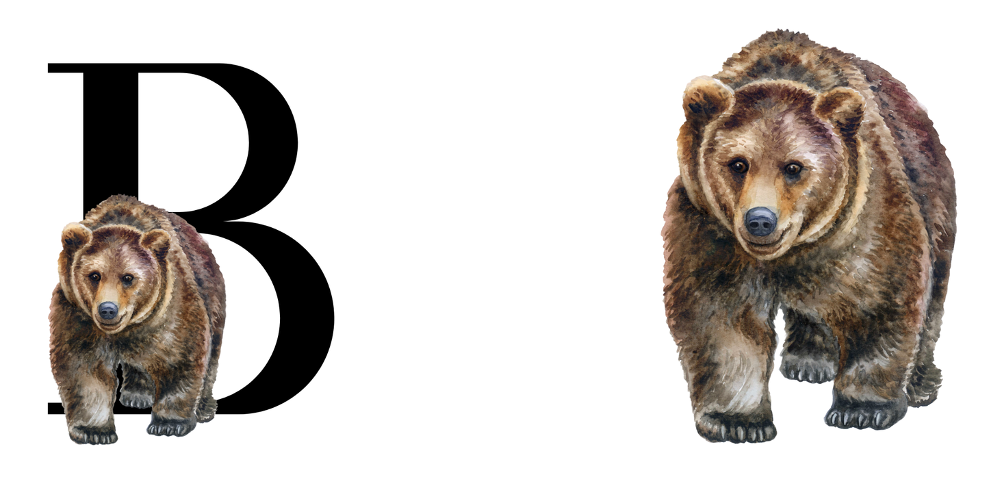 INITIAL MUG WITH CUTE ANIMAL NAMES CAN BE ADDED