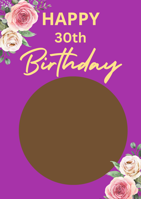 A5 personalized birthday card with envelope