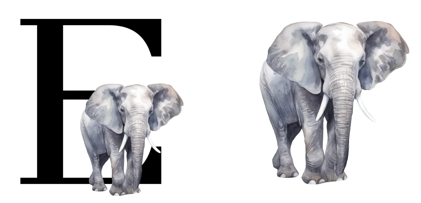 INITIAL MUG WITH CUTE ANIMAL NAMES CAN BE ADDED