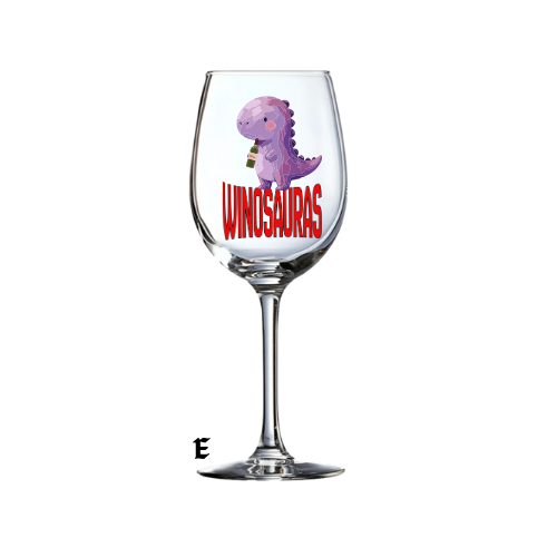 Personalized wine glass