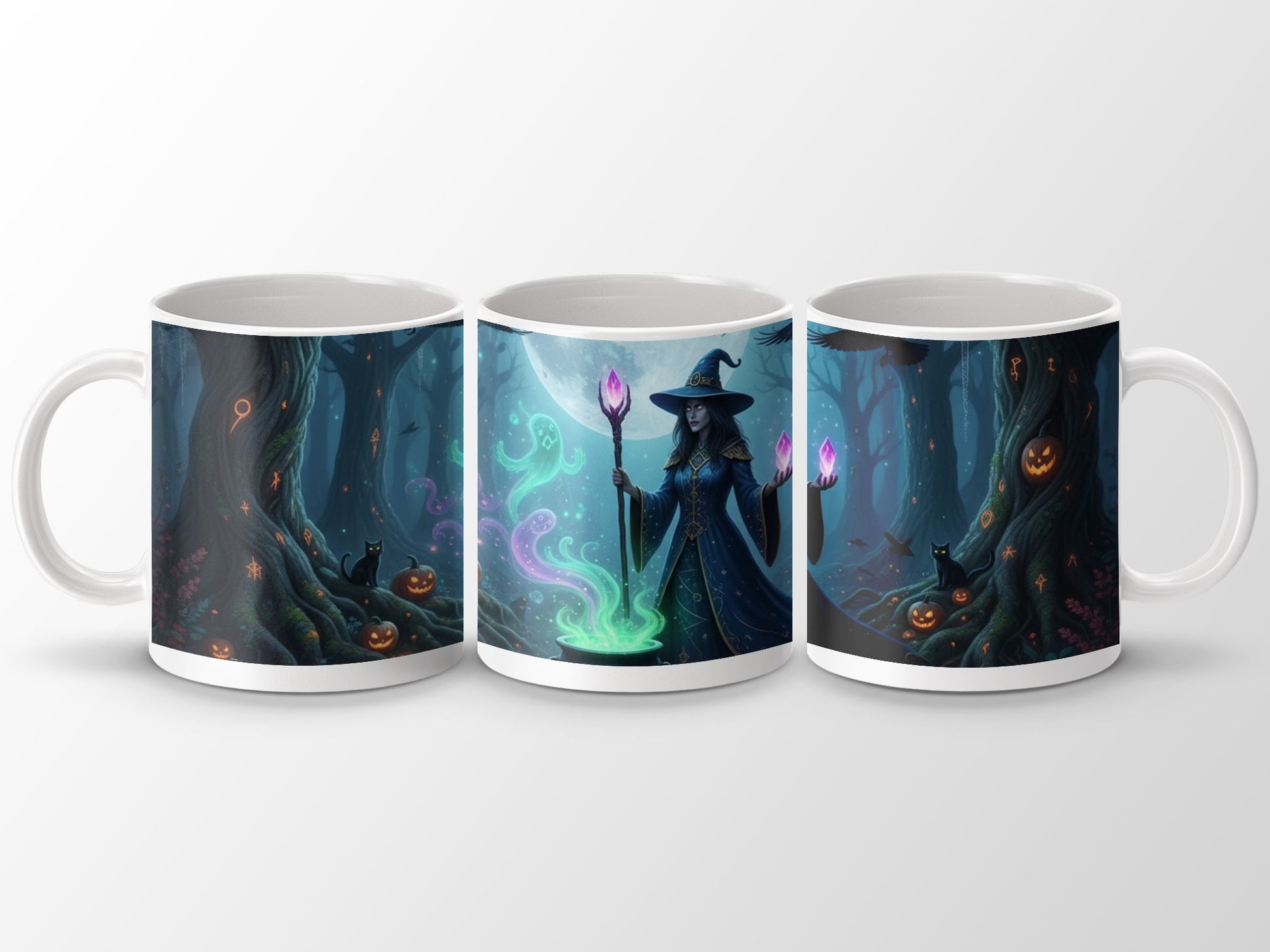 Mystical Forest Witch with Magic Cup Halloween product type