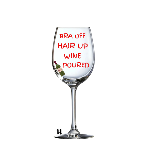 Personalized wine glass