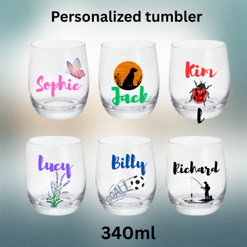 340ml tumblers with sublimation sticker