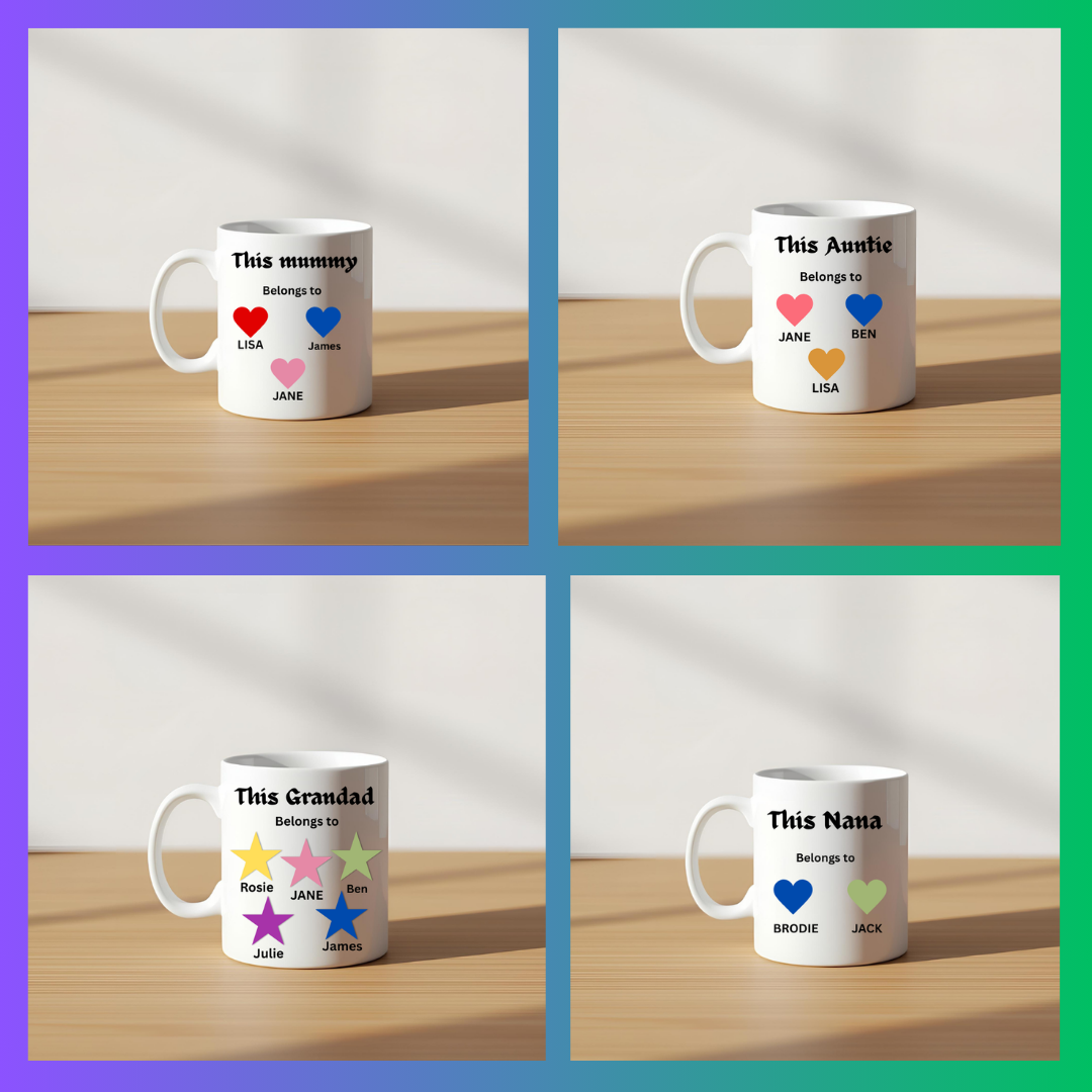 Personalized family 11oz name mug